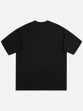 Lustiges T-Shirt mit Totenkopf-Graffiti-Buchstaben-Print